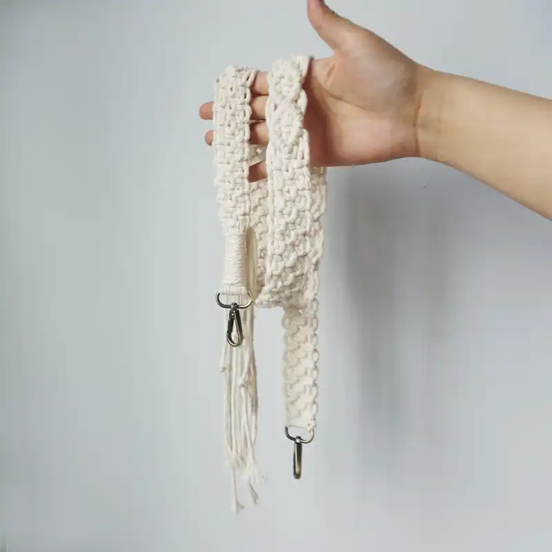 macrame bag strap