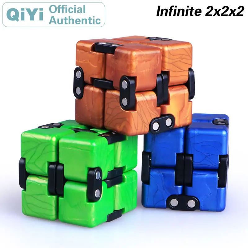 

QiYi Infinite 2x2x2 Magic Cube 2x2 Neo Speed Puzzle Release Stress Pressure Fidget AntiStress Educational Toys For Children