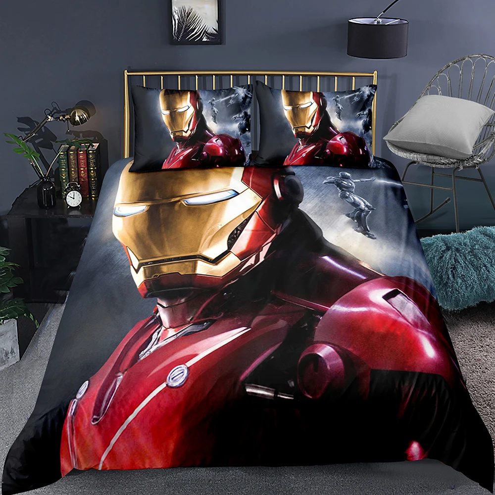 Marvel Avengers Alliance 3d Venom Bedding Set Iron Man The Flash Double Queen King Comforter Bedding Sets Bedclothes Bed Linen Bedding Sets Aliexpress