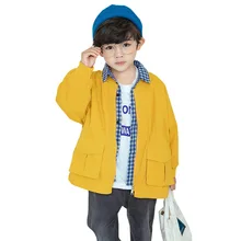 2019 Spring Autumn Jackets for Boy Coat Bomber Jacket Baseball Boy's Windbreaker Jacket with Pocket Solid Child Coat 2019 Spring Autumn Jackets for Boy Coat Bomber Jacket Baseball Boy's Windbreaker Jacket with Pocket Solid Child Coat