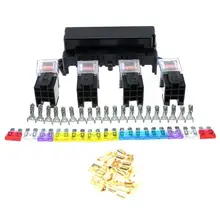 Boîte à Fusibles de voiture 80A 5 Broches Prise de Relais Support De Base Intérieure Automatique De Pièces De Moteur(China)