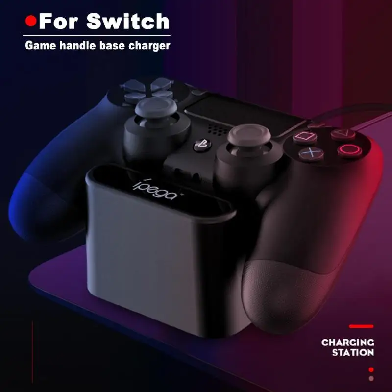  Ipage 3 in 1 USB Controller Charger Dock PG-9181 Charging Stand Station Cradle for NS Pro PS4 Xbox 