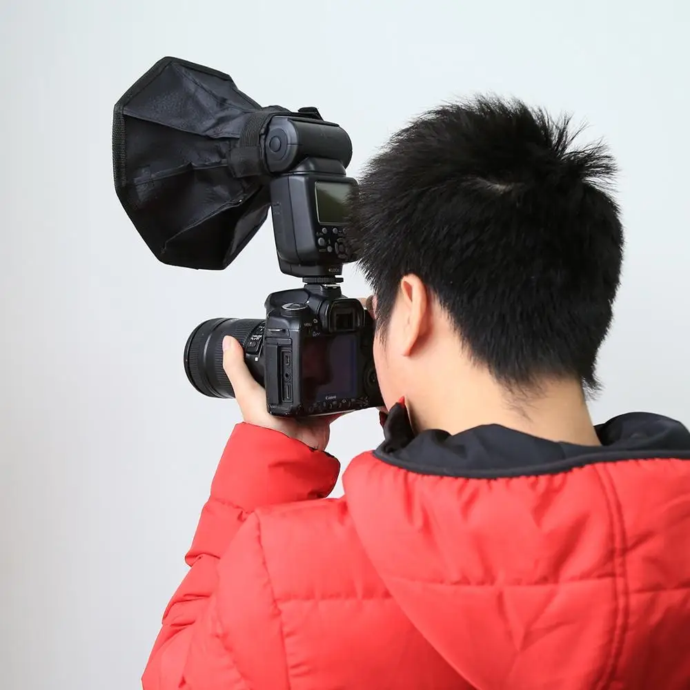 20 CM Professional Universal Portable Flash Diffuser Soft Box For Camera Speedlight Softbox Photo Studio Accessories photography softbox,bowens mount softbox,portable softbox,photography lighting kit,studio light umbrella