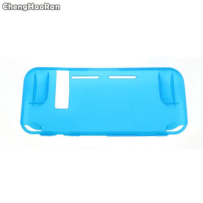Clear Blue ChengHaoRan прозрачная задняя защитная крышка чехол для nintendo Switch NS NX кожаный чехол для консоли переключателя ТПУ прозрачный чехол - Цвет: Clear Blue