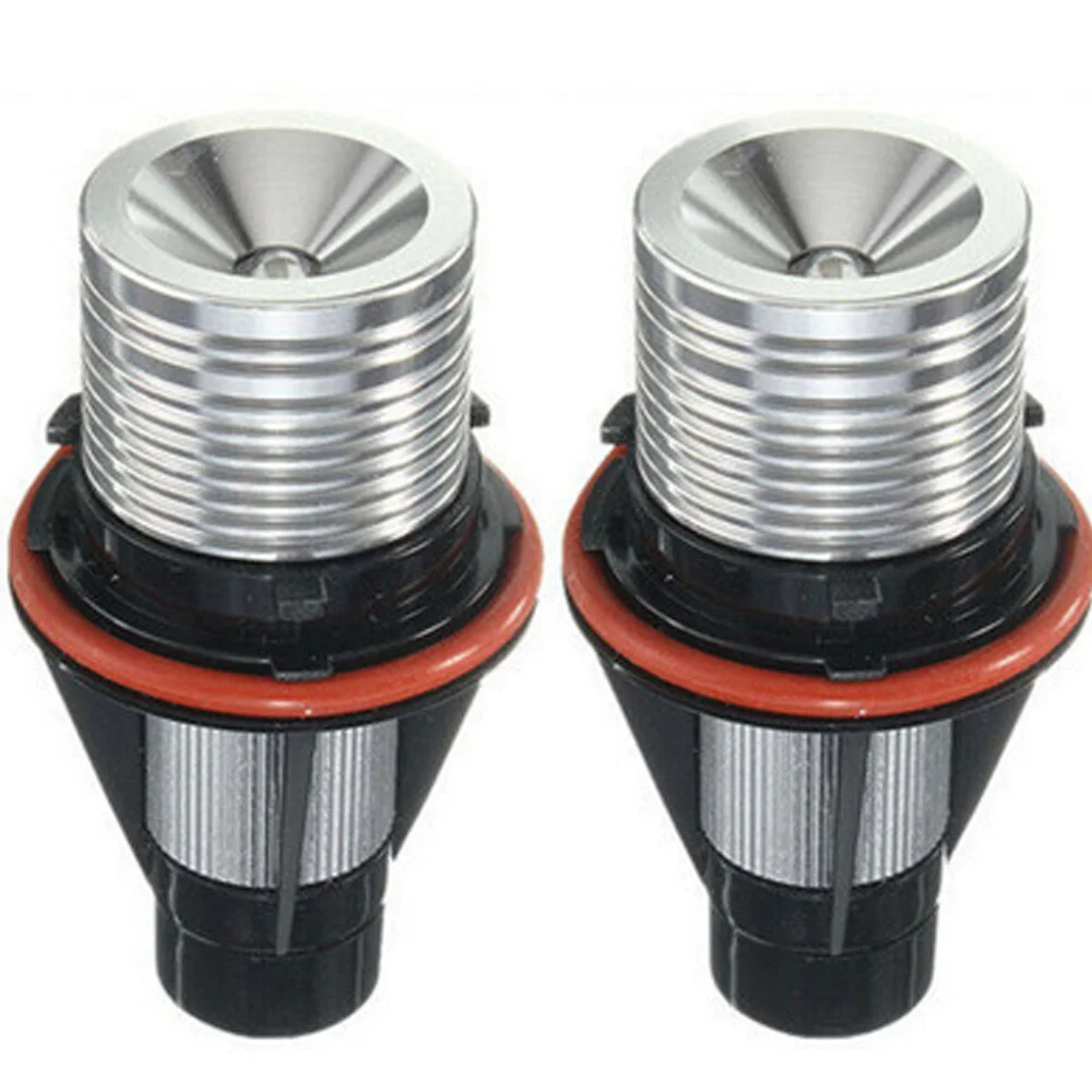 

2pcs Car LED Marker Light Bulbs 12V Angel Eye Ring 1000LM Marker For BMW E39 E60 E61 E63 E64 RGB LED