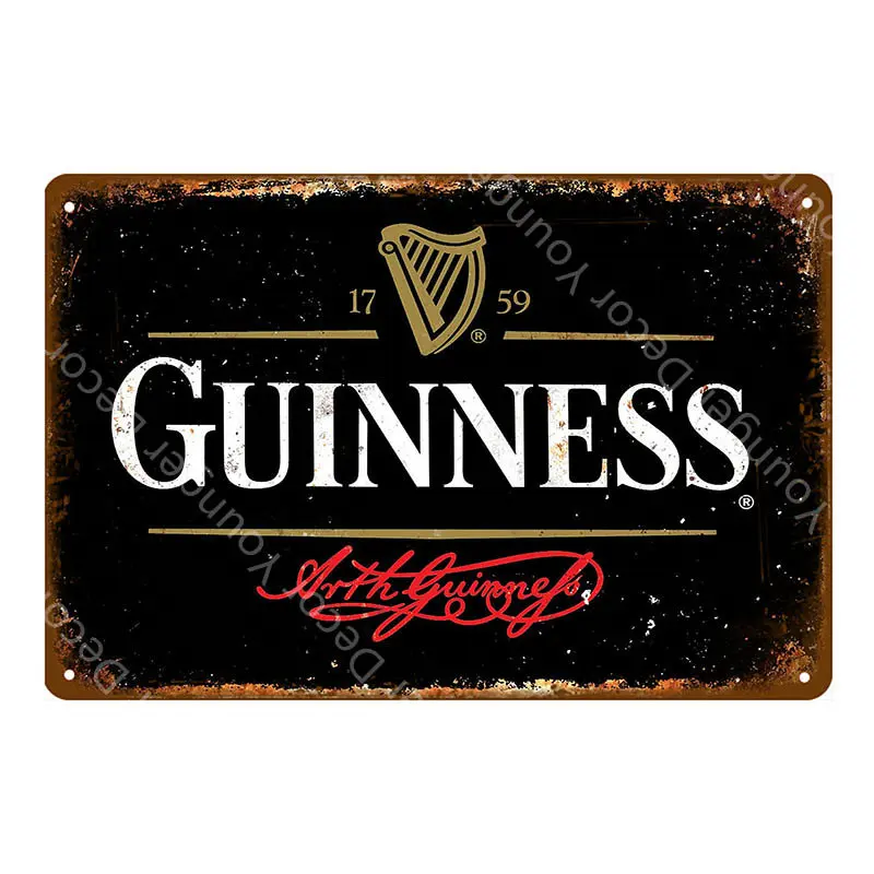 My goodth My Guinness металлическая живопись винтажные наклейки Бар Паб декоративная табличка домашний декор реклама пива оловянный знак YI-056 - Цвет: YD4147EI