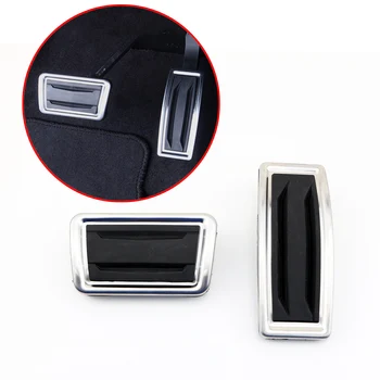 

Antislip AT Foot Pad Fit For Cadillac XT5 2016 2017 2018 Part Trim Accelerator Gas Fuel Brake Pedal Cover Steel Accessories Trim