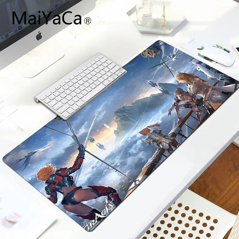 Игровой коврик для мыши MaiYaCa Lineage, удобная мышка, игровой коврик, защелка для мыши - Цвет: LockEdge 30x80cm