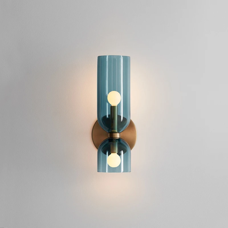 

Nordic Wall lamps Modern sconce wall light fixture Stairway LED Light In Post-modern Rustic Antique Edison Glass Spherical Shape