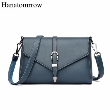 

Quality Brand Soft Pu Leather Handbags For Women Shoulder Bags Ladies Simple Fashion Luxury Crossbody Flap Bags Designer