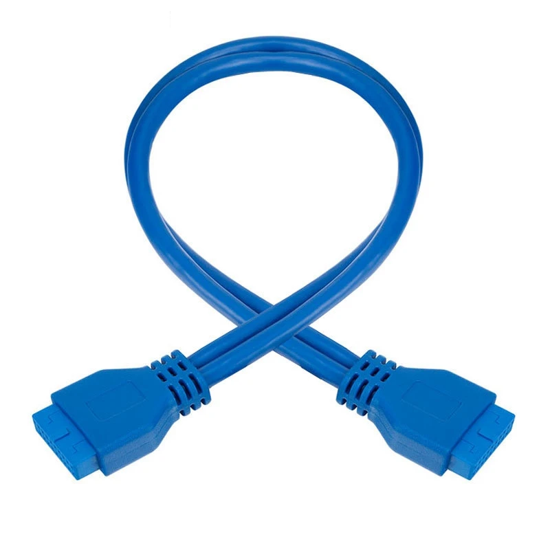 Enhance Connectivity with USB 3.0 Motherboard Extension Cable – 20cm/50CM Double Female-to-Female Connector for Effortless Expansion! Description Image.This Product Can Be Found With The Tag Names Usb 30 female motherboard 20pin header cable, Usb 30 motherboard 20 pin male female adapter extension cable
