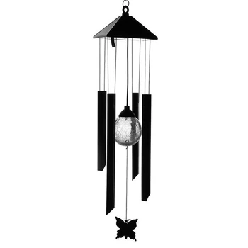 

Solar Powered Colour Changing LED Wind Chime Outdoor Garden Metal Wind Chime