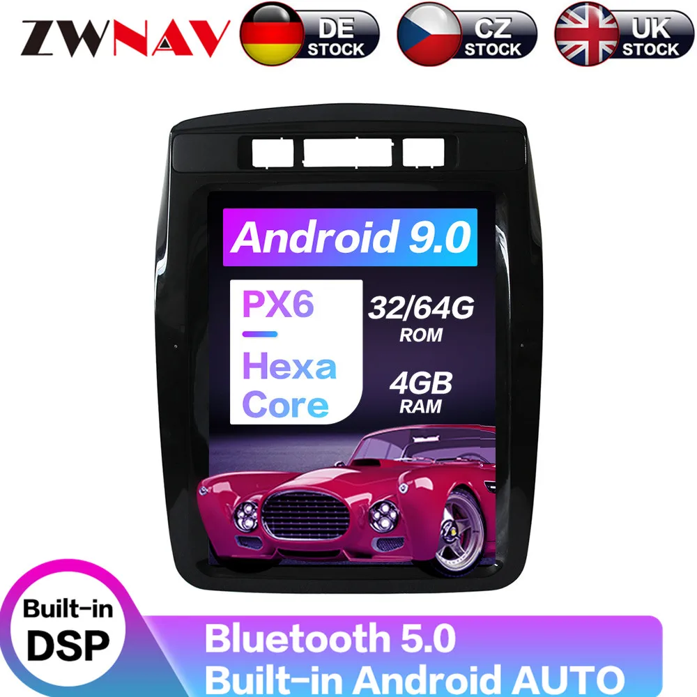 

Carplay DSP Android 9.0 PX6 Vertical Tesla Radio Screen Car Multimedia Player Stereo GPS Navigation For VW Touareg 2010-2017