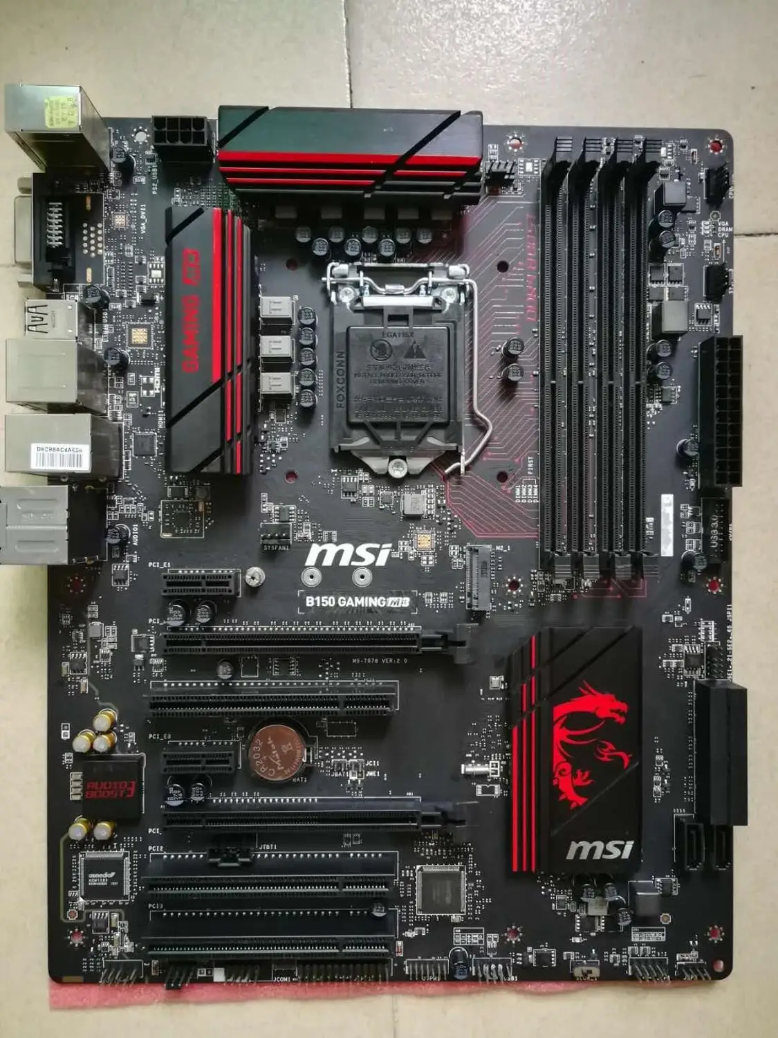 Материнская плата для ПК MSI B150 GAMING M3 Socket LGA 1151 DDR4 64 Гб USB2.0 USB3.1 DVI HDMI I3 I5 I7C | Компьютеры