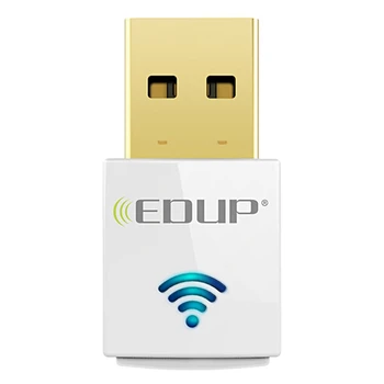 

EDUP WiFi Receiver 600Mbps Dual Band Mini 2.4/5Ghz USB WiFi Adapter USB Network Card AC600 802.11Ac Wireless Adapter