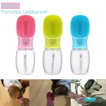 

Pet Walk Water Bottle Cat Dog Outdoor Travel Fountain Feeding Dish Car Kitten Puppy Water Dispenser Bottle Drinking Bowl Feeder