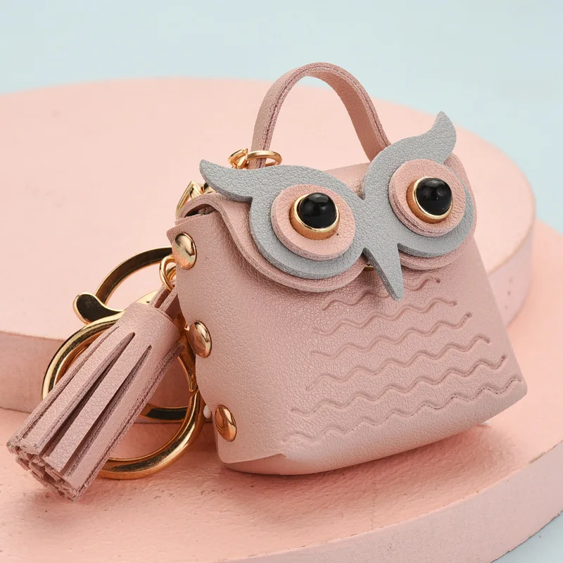 Cute Cartoon Owl Coin Purse Keyring - Perfect Gift For Men & Women