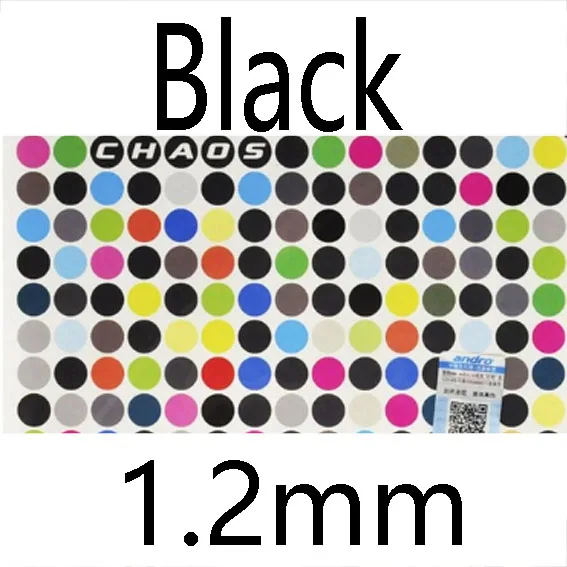 Black 1.2mm Оригинальные Tsp резиновые Длинные прыщи для настольного тенниса, резина для пинг-понга - Цвет: Black 1.2mm