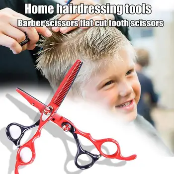 

6.7 Inches Hairdressing Scissors Hair Professional Thinning Shears Set Hair Cutting Flat Shear Tooth Scissors Barber Scissors