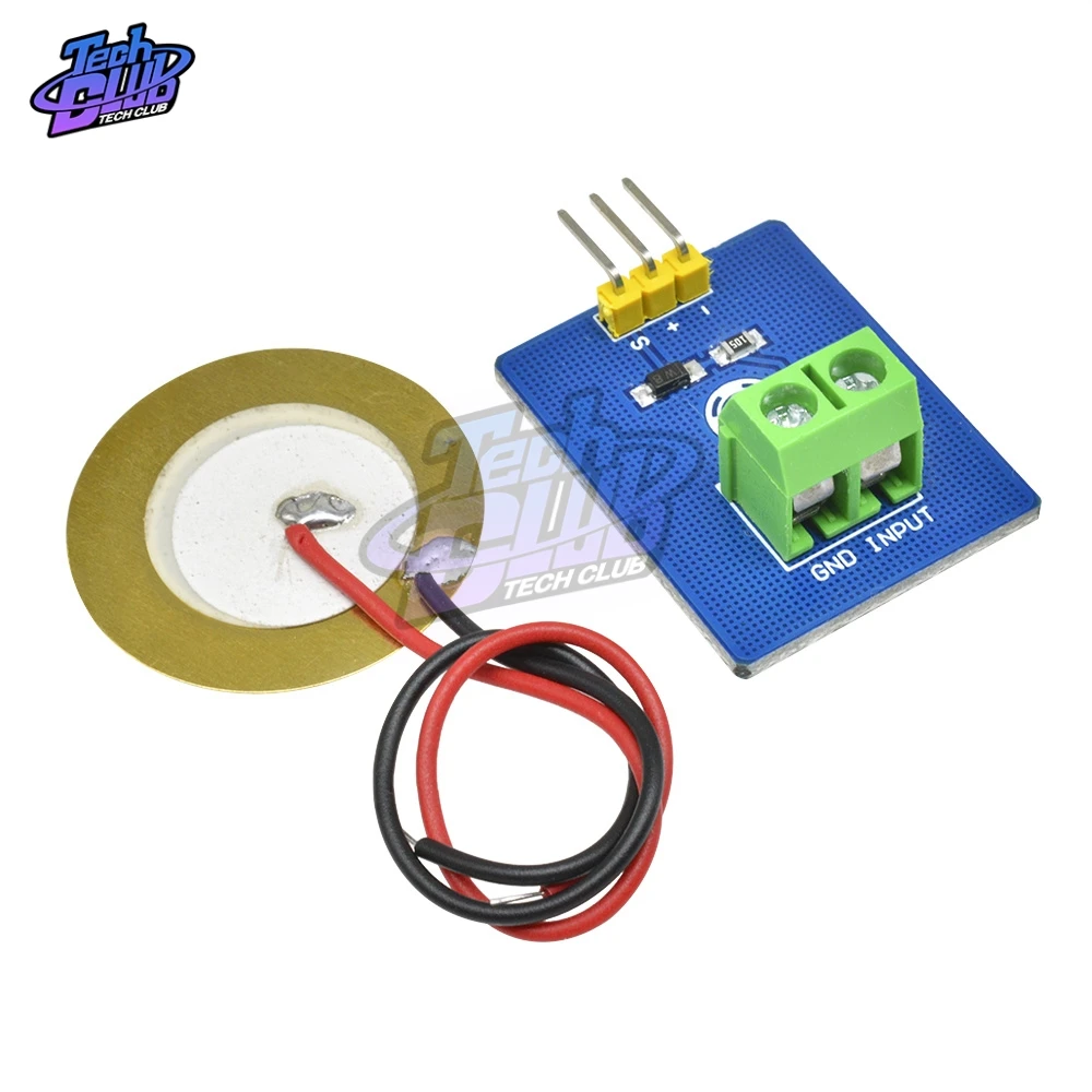 3,3 V/5 V Керамика пьезо вибрации Сенсор модуль аналоговый контроллер электронный Компоненты поставки Сенсор для Arduino UNO R3
