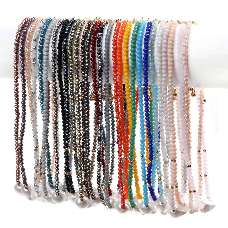 Модные эффектные Чокеры ожерелье s для женщин Boho Имитация Большой барокко резиновая жемчужина Cut ожерелье, украшенное кристаллами ювелирные изделия NKS250