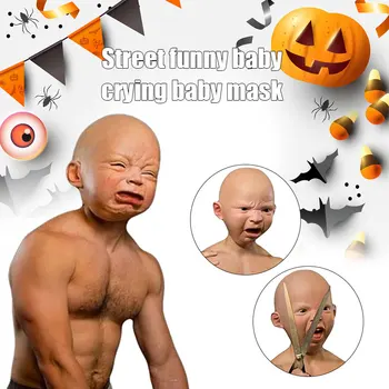 

Newly The Hottest Baby Head Headgear in America in 2020 for Halloween Party Costume R