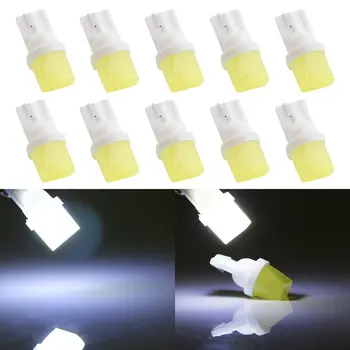 

10pcs T10 LED W5W Canbus 194 168 192 Car Interior Lights License Plate Dome Map Side Marker Door Courtesy Light Bulbs 8000k