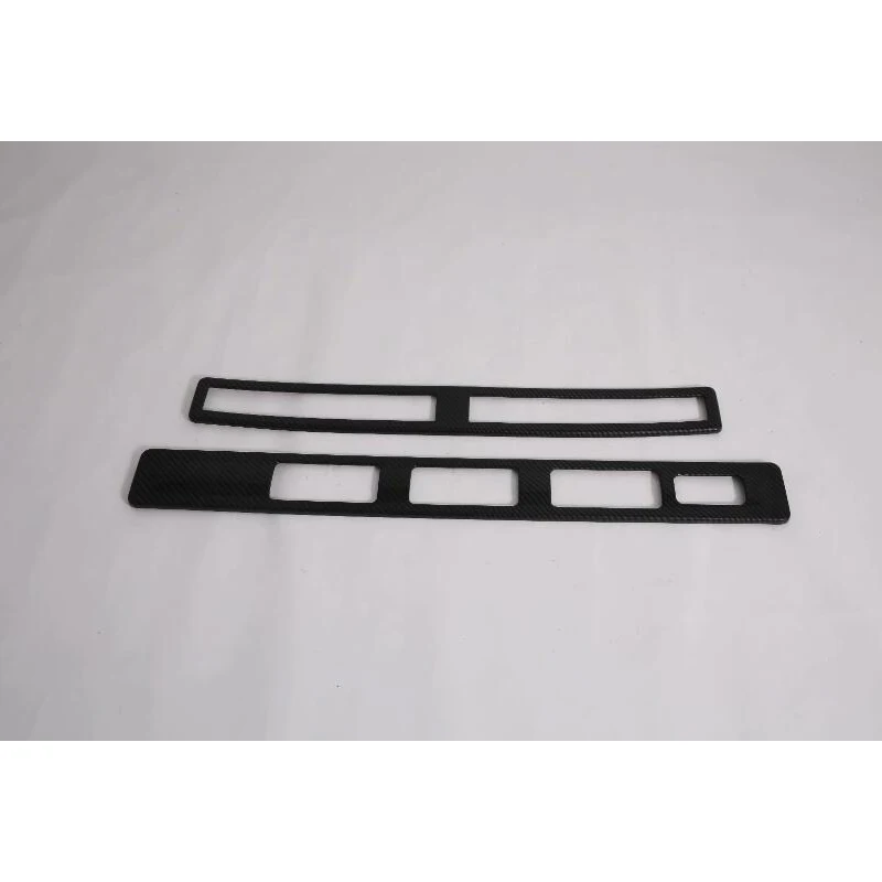 

For TOYOTA Rush 2PCS Carbon Fiber ABS Car Rear Air Conditioner Vent Outlet Cover Trim Moldings Car Styling