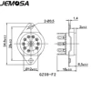 9Pins Bakelite Tube Socket Valve Base GZS9-F2 For 6922 ECC83 ECC82 EL84 12AT7 12AX7 12AU7 Vacuum Tube Amplifier Hifi Audio DIY 6