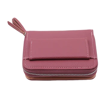 

New Short Women's Wallets Multifunction Lady Mini Purse Card Holder Coin Purse Brand Hasp & Zipper 3 Fold Wallet With Tassel