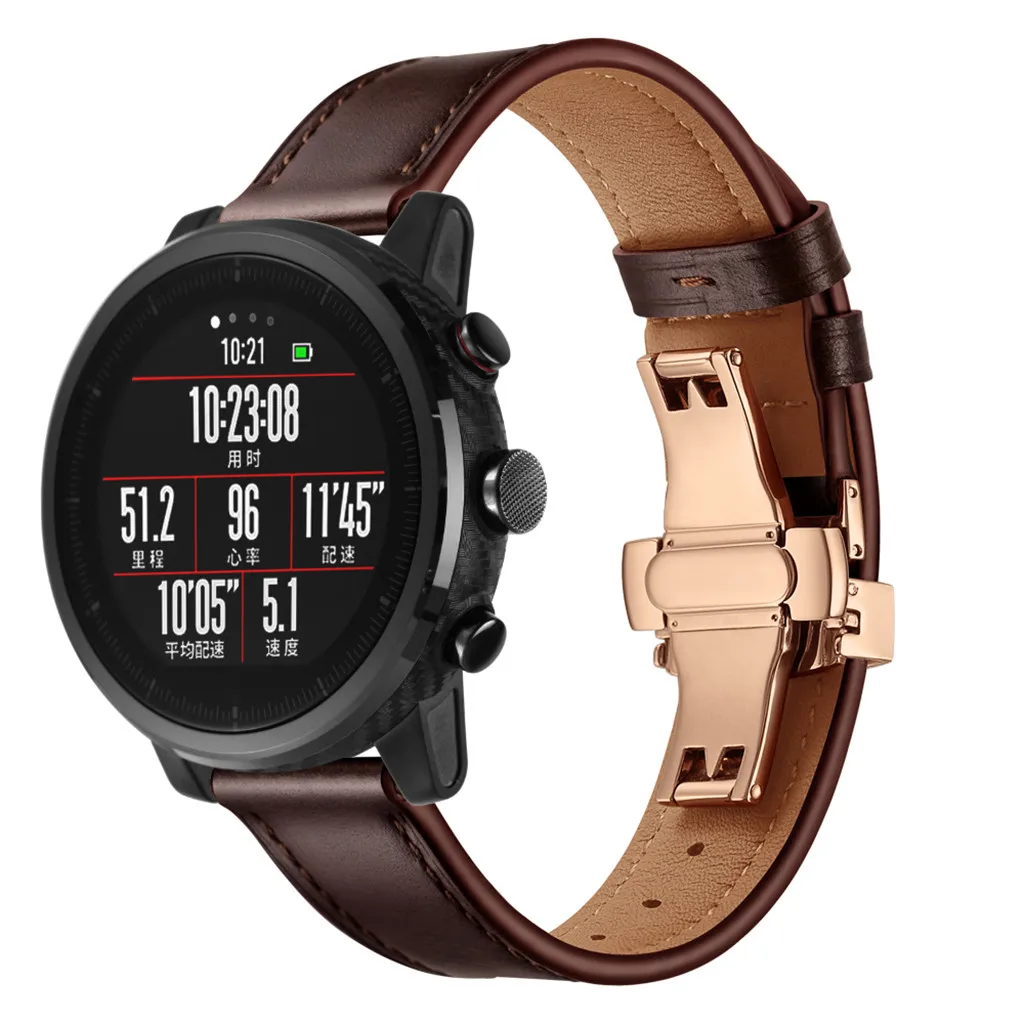 Ouhaobin сменный кожаный браслет для Huami AMAZFIT 2/2S часы Stratos смарт-браслет аксессуары