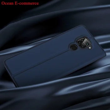 

DUX DUCIS Skin Touch Leather Case For Xiaomi Redmi Note 9 Luxury Thin Stand Flip Wallet Cover For Xiaomi Redmi Note 9 Phone Case