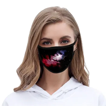 

Unisex Mask Dustproof Fog Printed Cotton Washable Reusable Face Mask Windproof Foggy Haze Pollution Mouth Muffle Maschere
