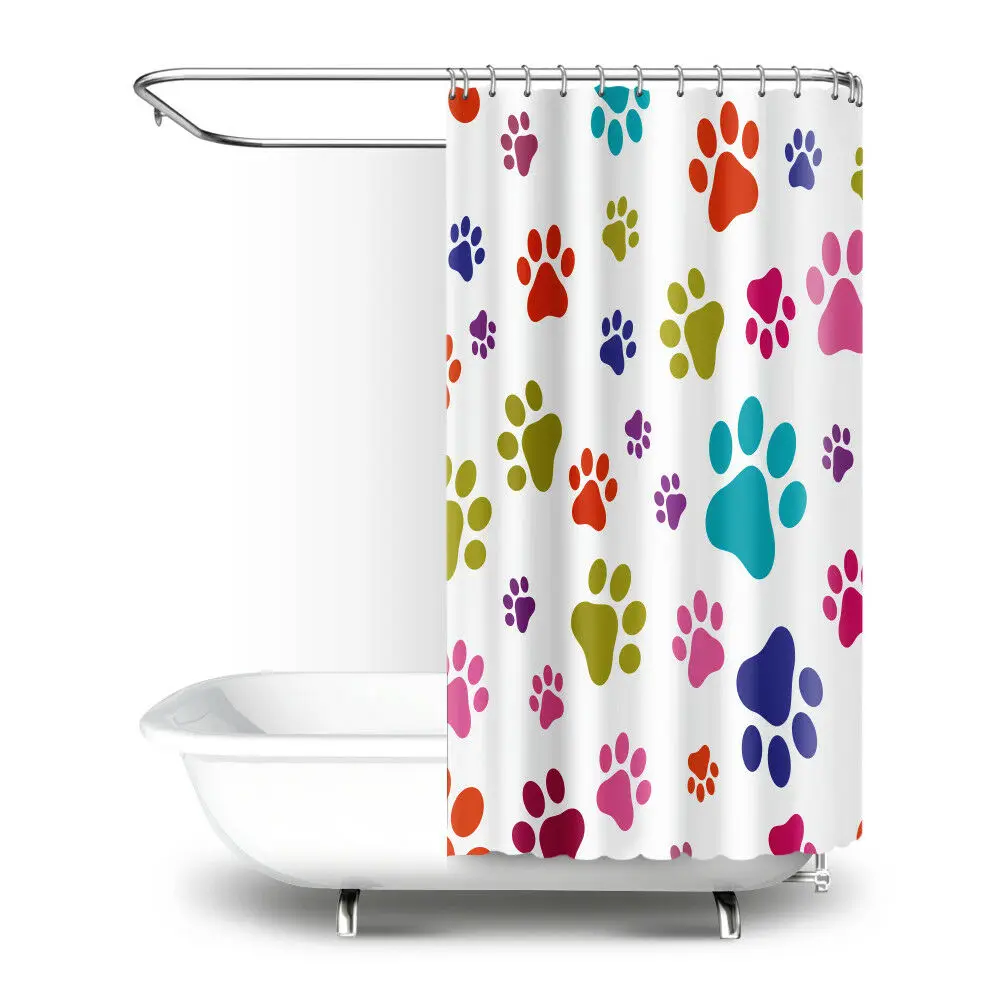 72" x 72" Waterproof Fabric Bathroom Bath Shower Curtain Decor with