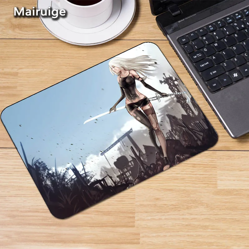 Mairuige NieR:Automata 2B A2 YoRHa милые игровые коврики для мыши девочек стола резиновая