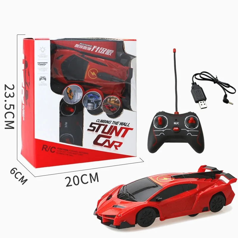 

Children Toy Remote Control Car Children Cool Toy Stunt Wall-climbing Car Crashworthiness Drop-resistant Remote Control Wall-cli