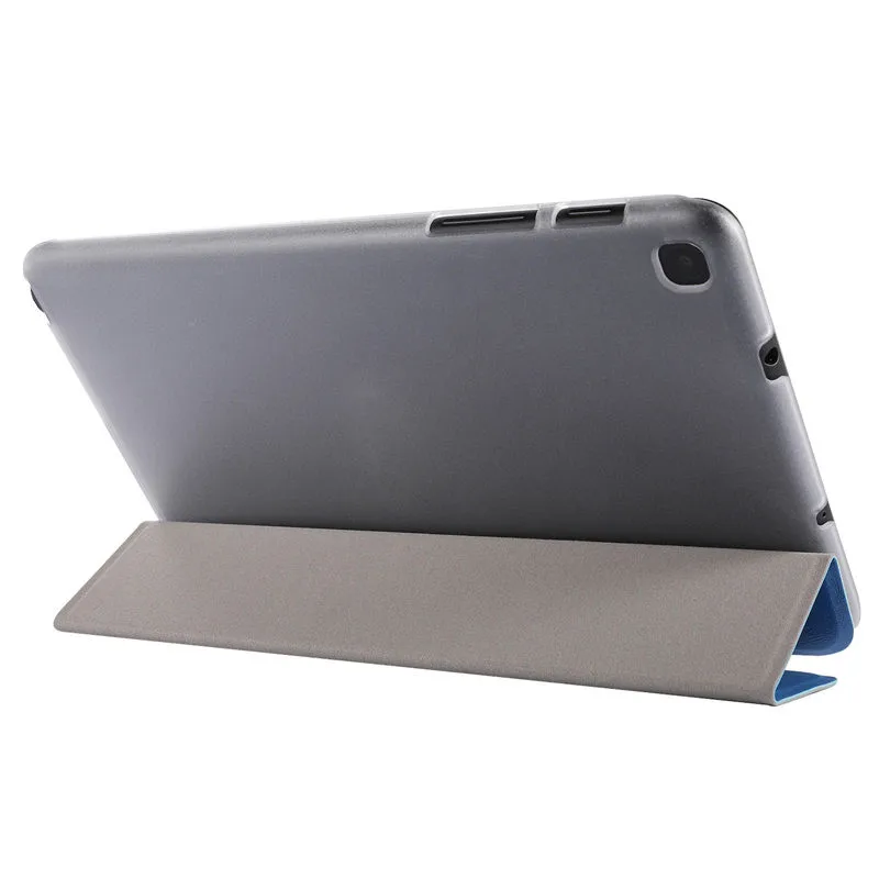 삼성 갤럭시 탭 A 8.0 2019 P200 P205 플립 스탠드 케이스, 스마트 커버, 삼성 탭 A SM-P200 SM-P205 Funda Capa + 필름 및 펜