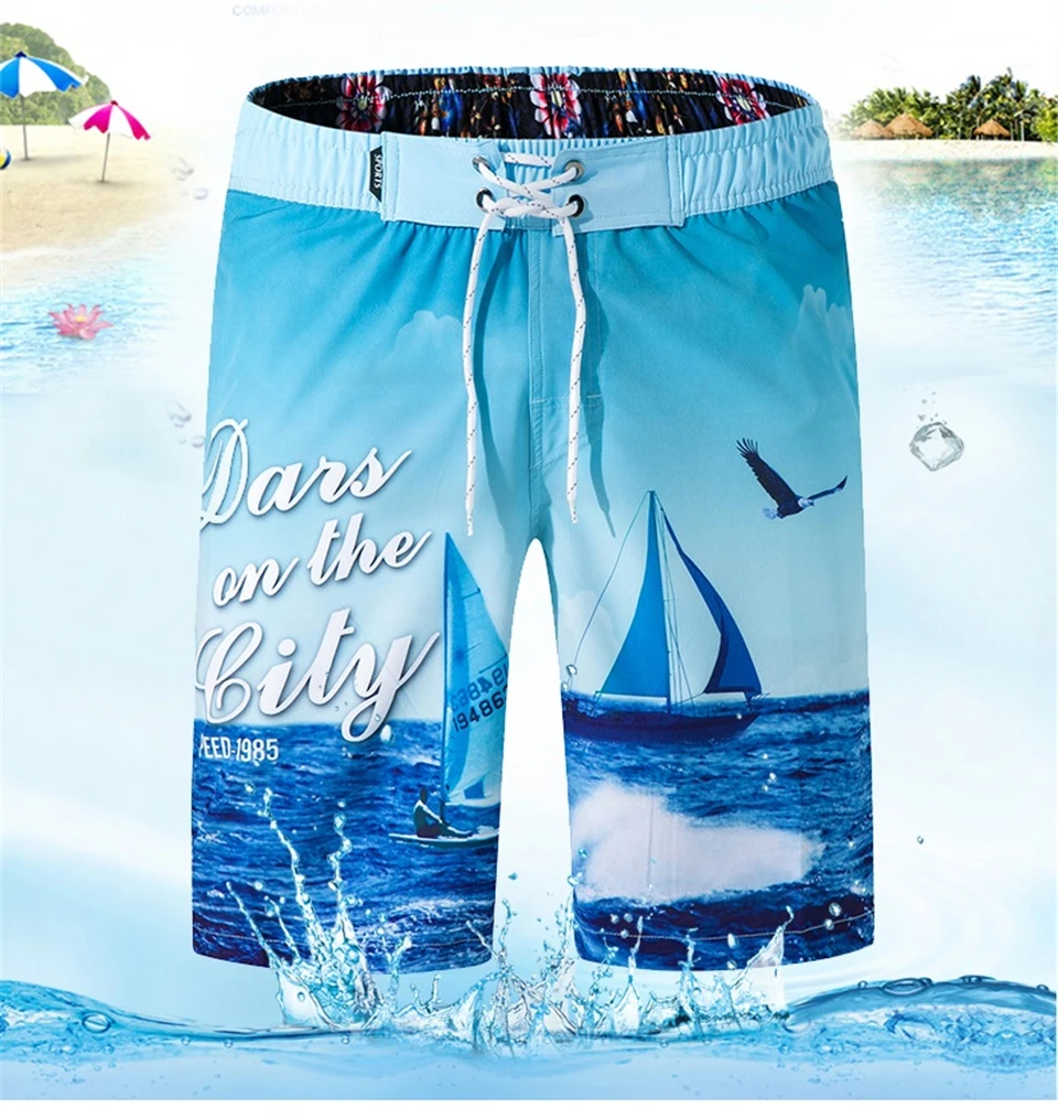 Shorts de praia e surfe