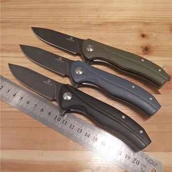

Tactical 60-61HRC Hardness D2 Blade G10 Handle Folding Knife Hunting Outdoor Camping Survival EDCTool