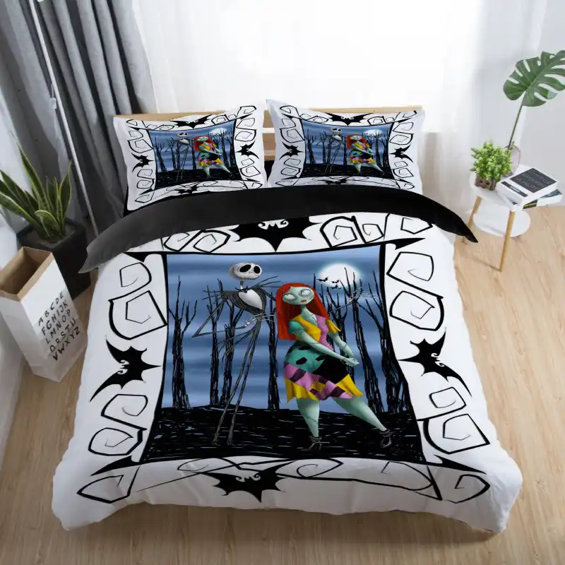 Nightmare Before Christmas Jack Skellington Cosplay Bedding Set