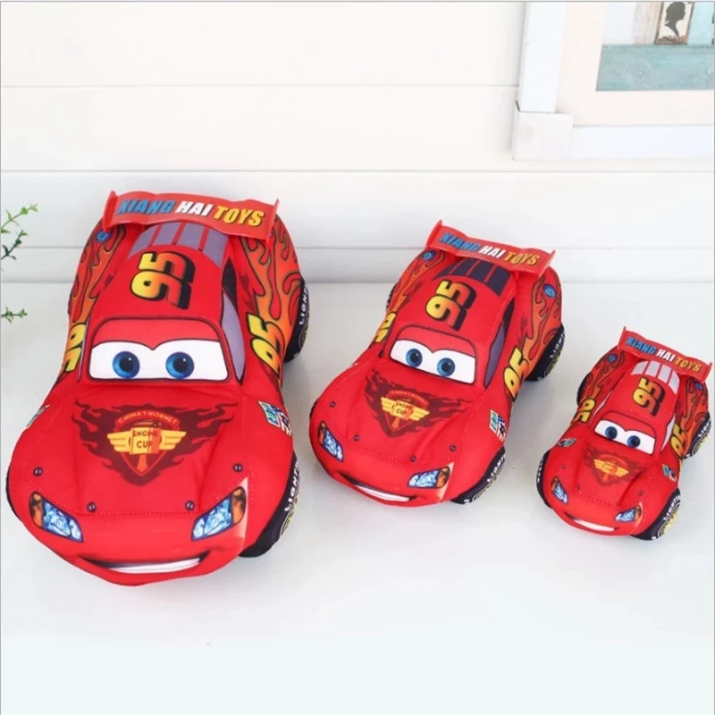 17 см-35 см Disney Pixar тачки Молния Маккуин плюшевые игрушки милая мультяшная красная