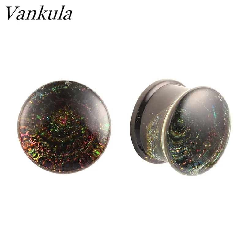 Glass Ear Plug Flesh Tunnel Flesh Tunnel Ear Piercings Fashion Flesh Tunnel Plugs Piercing