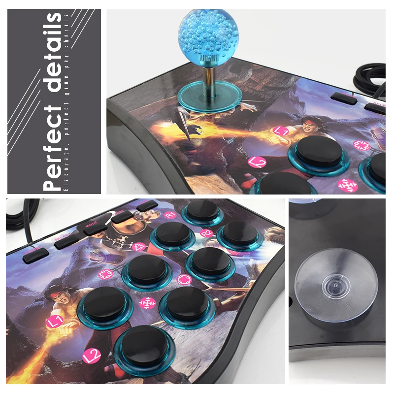 Аркадная игра джойстик USB рокер игровой контроллер для PS2/PS3/PC для Xiaomi/samsung Android телефон игры