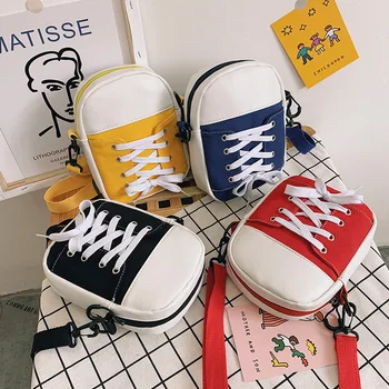 

The Korean version of instagram canvas cross-body bag for women is the new 2020 web celebrity for students