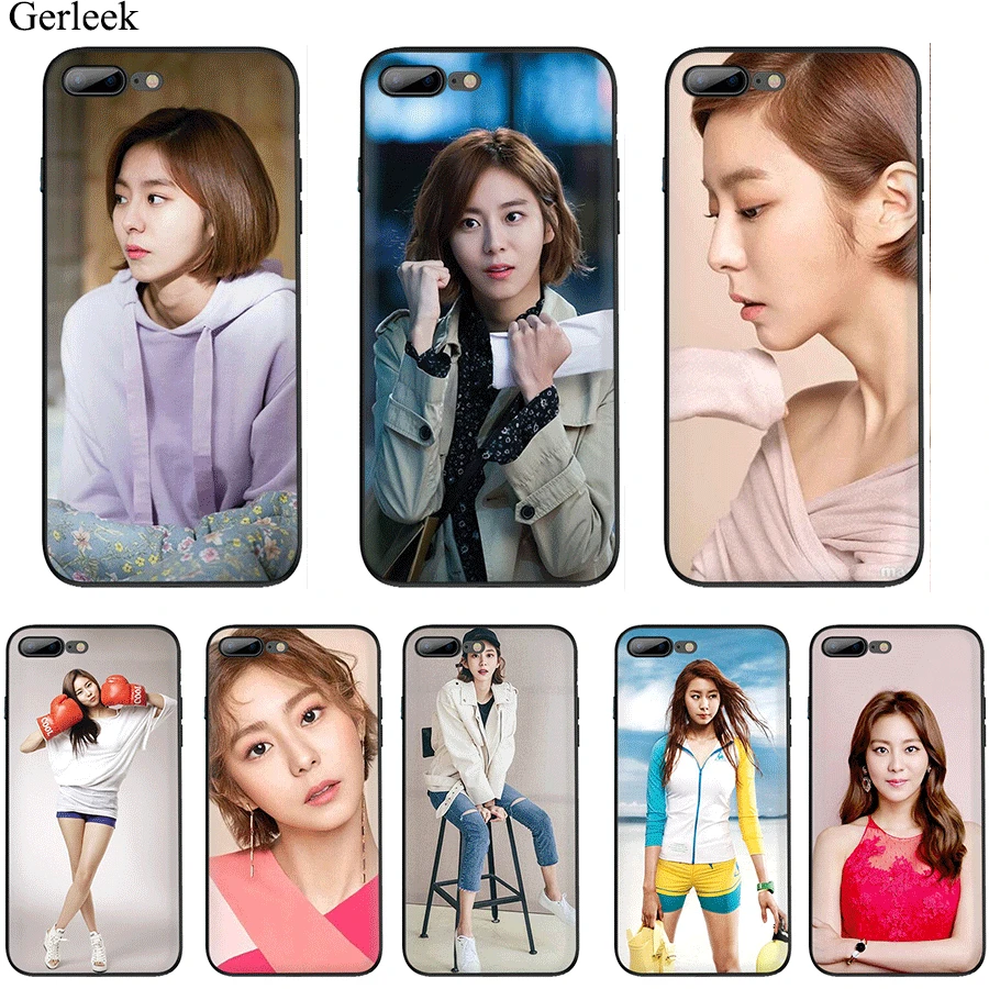 

Kim Yu Jin Phone Case Cover for iPhone 11 Pro X XS XR Max iPhone 7 8 6 6s Plus 5 5S SE Cute