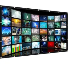 

100 120 150 Inches Projector Screen Projector Simple Curtain Home Outdoor KTV Office Portable 3D HD Projector Screen