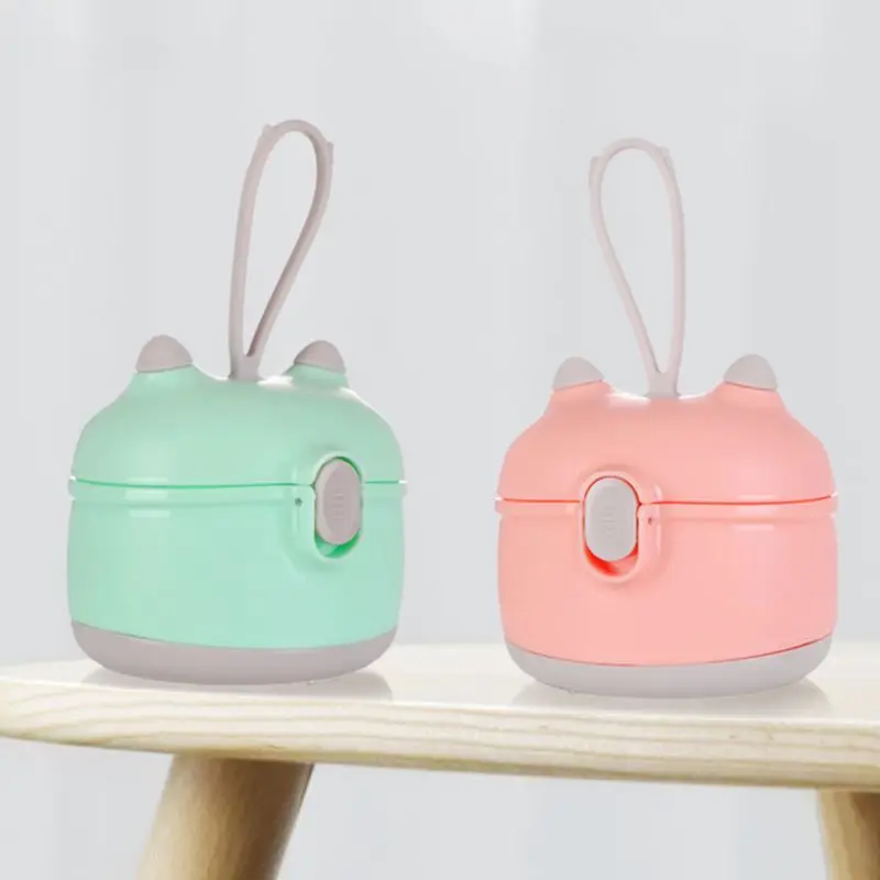 Multifunctional Portable Chlidren Milk Powder Box Cartoon Mini Kids Packing Case