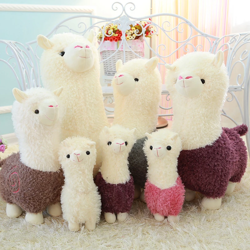 Милая плюшевая игрушка Llama из альпаки 28 см в виде животных мягкая овечка для детей