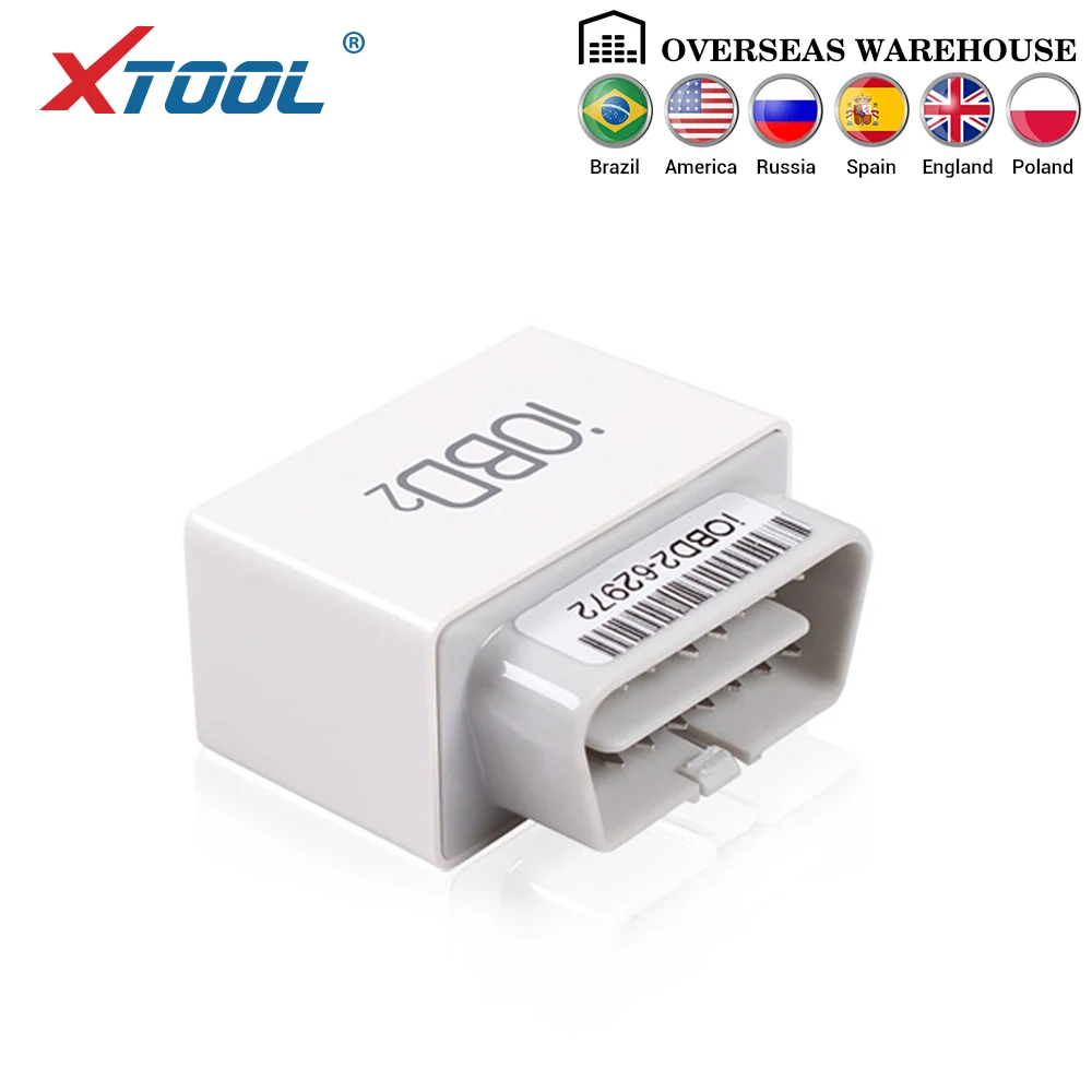 Obd 2 bluetooth ELM327 работает на Android/IOS IOBD2 мини считыватель кодов Сканер автомобильный