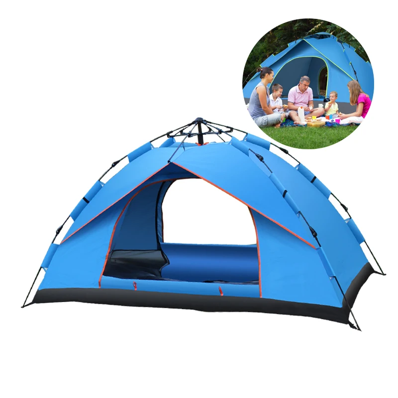 

MYJ 3-4 Person 170T silver UV Protection Professional Backpacking Tent Windbreak Camping Hub Tent Camping tent outdoor tents